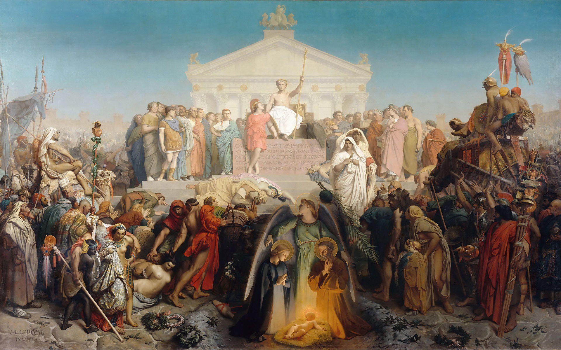 Gérôme - Le Siècle d'Auguste et la naissance de Jésus-Christ