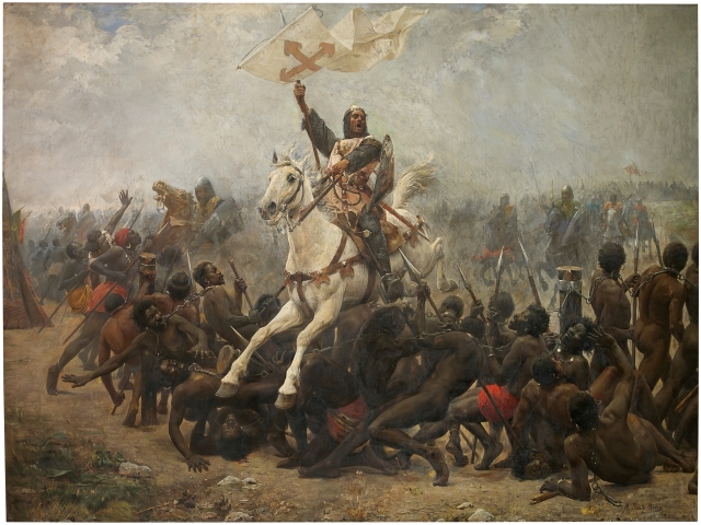 Santa María Sedano - El triunfo de la Santa Cruz en la batalla de las Navas de Tolosa